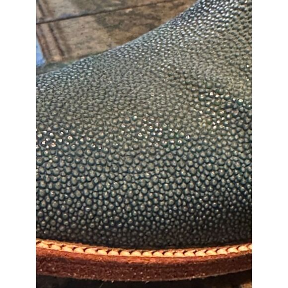 Turquise Stingray Tres Outlaws boots - Picture 2 of 12